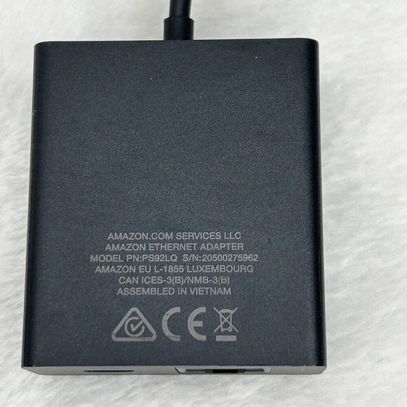 Amazon Ethernet Adapter for Amazon Fire TV Devices PS92LQ - Picture 3 of 4